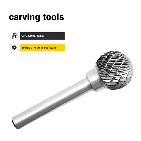 Durable Carbide Rotary File Tungsten Steel Grinding Head Milling Cutter Ball Type D Type Tool(D1009M06) in Saudi Arabia