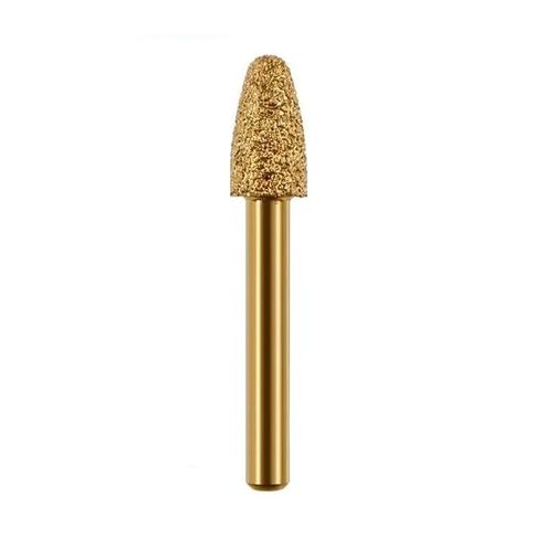 Vacuum Brazed Diamond Grinding Head Burrs Engraving Drill Bits Stone Alloy Jade Peeling Cast Iron Polishing Carving Tools(Bullet 6x6) in Saudi Arabia