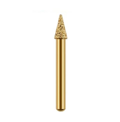 Vacuum Brazed Diamond Grinding Head Burrs Engraving Drill Bits Stone Alloy Jade Peeling Cast Iron Polishing Carving Tools(Bullet 6x6) in Saudi Arabia