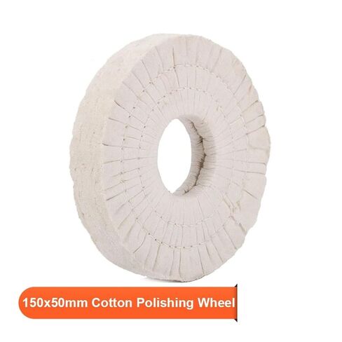 150mm Cotton Airway Buffing Wheel Polishing Pad Compound Tool in Saudi Arabia
