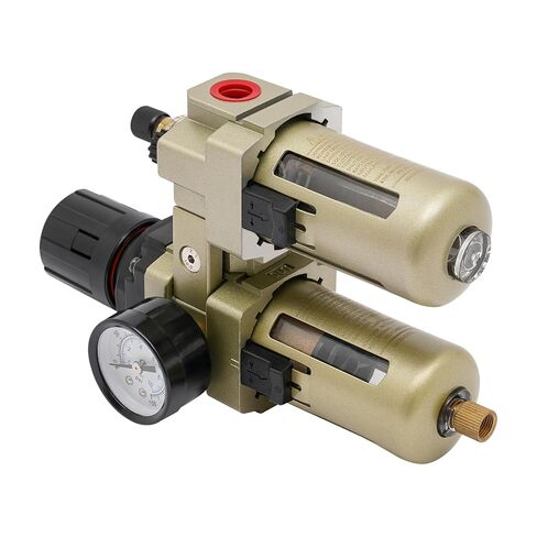 AC3010-03 Air Filter Regulator Lubricator Unit with 0-145psi Pressure Gauge for Tire Changers - Oil Water Separator and Auto Lubrication for Compressed Air Systems in Kuwait