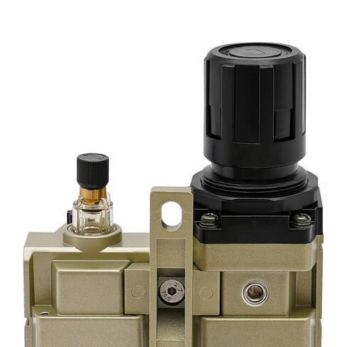 AC3010-03 Air Filter Regulator Lubricator Unit with 0-145psi Pressure Gauge for Tire Changers - Oil Water Separator and Auto Lubrication for Compressed Air Systems in Kuwait