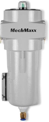 MechMaxx 53 CFM Compressed Air Oil-Water Separator Precision Filter,0.01μm,Oil Content 0.001ppm, With Auto Drain, Pressure Indicator,Recommended for use with M10AC230,Model CAF103 in Kuwait