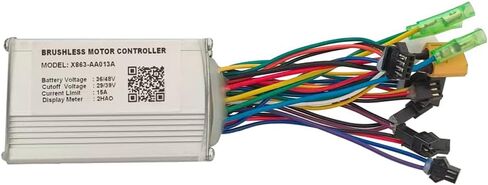 Brushless DC Motor Speed Controller for Electric Bicycles X863-AA013A 36/48V 15A 2HAO Protocol for Electric Mountain Bikes and Fat Bikes Display Meter in Saudi Arabia