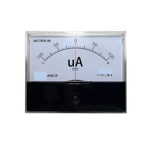 44C2 DC Positive and Negative Ammeter Microammeter Milliammeter ± 25ua 50mA 5A 10A Two Way Instrument - + 80 * 100mm Size 1Pcs(DC -10A to 10A) in Saudi Arabia