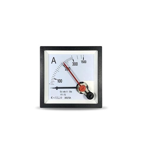 CP72 5X Double Needle Ammeter 30/50/100/5A Overload AC Meter YT72BE72 1Pcs(20-1A 100A) in Saudi Arabia