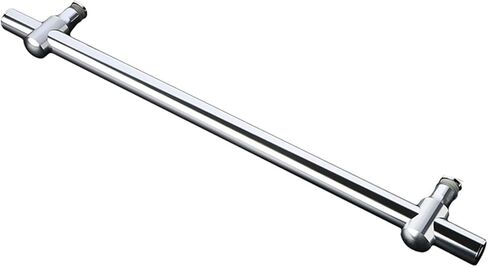 Adjustable Push and Pull Shower Glass Door Handle, Replacement Sliding Bathroom Knobs for Interior/Exterior Doors, 550mm Hole Distance, Durable & Stylish Design in Saudi Arabia