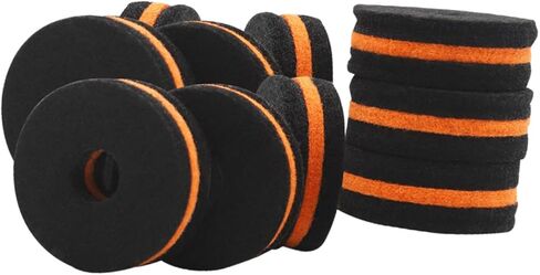 LIFKOME 10Pcs Drum Kit Felt Pad Set Non-slip Cymbal Protection Accessories for Drum Prevent Collision and Enhance Sound Quality in Saudi Arabia