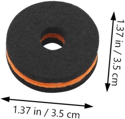 LIFKOME 10Pcs Drum Kit Felt Pad Set Non-slip Cymbal Protection Accessories for Drum Prevent Collision and Enhance Sound Quality in Saudi Arabia