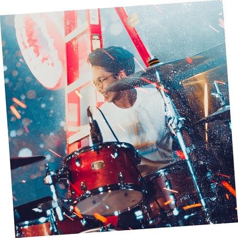LIFKOME 10Pcs Drum Kit Felt Pad Set Non-slip Cymbal Protection Accessories for Drum Prevent Collision and Enhance Sound Quality in Saudi Arabia
