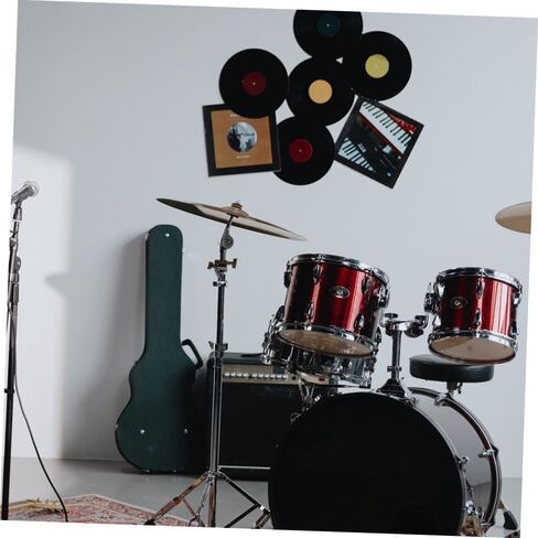 LIFKOME 10Pcs Drum Kit Felt Pad Set Non-slip Cymbal Protection Accessories for Drum Prevent Collision and Enhance Sound Quality in Saudi Arabia