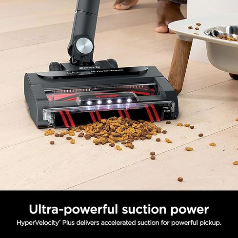 مكنسة Shark Stratos اللاسلكية المزودة بتقنية Clean Sense IQ وDuoClean PowerFins، وعصا MultiFlex، وتتضمن أداة شق الغبار وفرشاة مضادة للحساسية، وقت تشغيل يصل إلى 40 دقيقة (متجدد) in Saudi Arabia