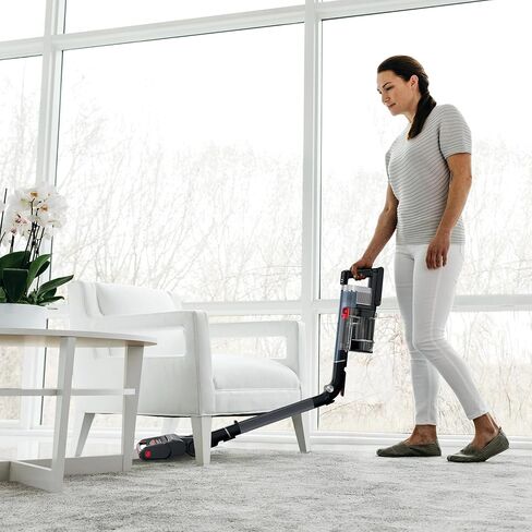 مكنسة Shark Stratos اللاسلكية المزودة بتقنية Clean Sense IQ وDuoClean PowerFins، وعصا MultiFlex، وتتضمن أداة شق الغبار وفرشاة مضادة للحساسية، وقت تشغيل يصل إلى 40 دقيقة (متجدد) in Saudi Arabia