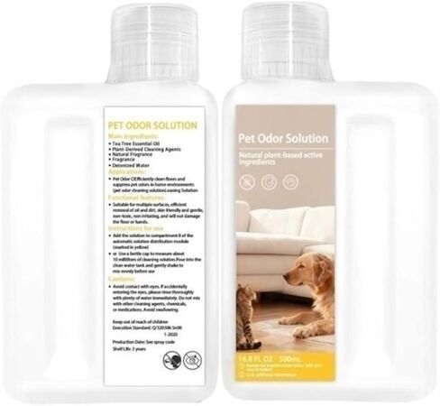 Pet Odor Solution16.9 OZ. Compatible With Roborock S7 / S8 Pro Ultra / S7 Max / S7 MaxV Ultra/Q Revo Edge/Q Revo Curv/Q Revo Maxv/Q Revo Slim/Q Revo MaxV(1pcs) in Saudi Arabia
