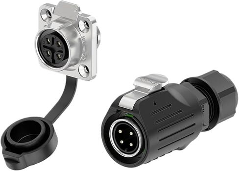 Power connector EW-LP16 flange type 2/3/4/5/7/8/9 core display equipment waterproof aviation flange normal installation (welding type)(EW-LP16-2P 10A) in Saudi Arabia