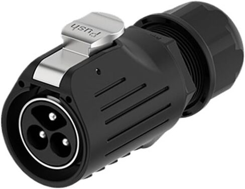 Semi-metallic aviation male EW-LP282/3-core screw lock wire high current power waterproof connector(EW-LP24S-3P) in Kuwait