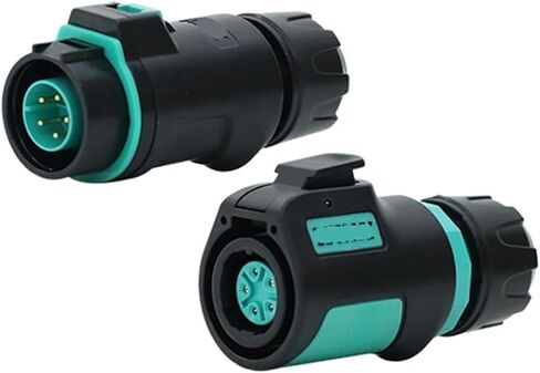 M16 reverse aviation socket 3-4 core 5-7-8-9 pin power male and female quick connector reverse installation(4 core plug M4 docking station 10A500V) in Kuwait