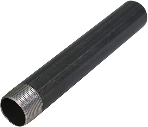 Midline Valve S1499 Heavy Duty Oil Tank Leg; 12 in. Long Black Coated Steel Pipe with a 1-1/4 in. MIP End in Saudi Arabia