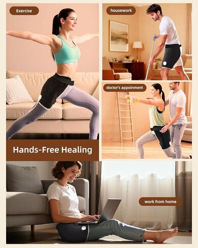 وسادة تدفئة الورك من الجرافين لعرق النسا، غلاف تسخين كهربائي 18.5 بوصة × 16 بوصة لأسفل الظهر والوركين والفخذين، وسادة تسخين كبيرة جدًا مع حرارة قابلة للتعديل وإيقاف تلقائي in Kuwait