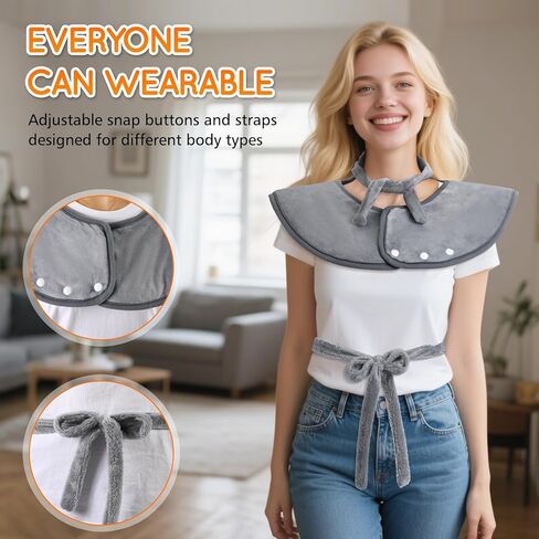 24''×37'' Heating Pad for Neck and Shoulders and Back Pain Relief, Electric Extra Large Heating Pad with 6 Temperature Settings & 4 Auto-Off Timers,Thoughtful Gift for Women, Men,The Elderly in Saudi Arabia