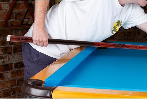 OUTLAW OL14 Cherry Pool Cue - خشب القيقب الملون بالكرز مع تصميم 9 كرات ومجرفة in Kuwait