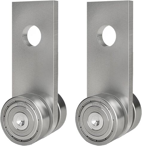 Trolley Assembly, Twours 2 Wheel Trolley Rollers for 1-5/8" Strut Channel Heavy Duty Material Handling Bearing Trolley Warehouse Hoist Noiseless Sliding Door Track System (8 pcs in Kuwait