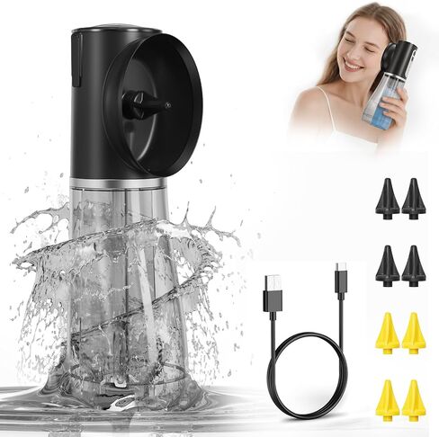 Ear Wax Removal kit, Ear Cleaning Kit with 4 Pressure Modes, Safe & Effective Ear Wax Cleaner with USB-C & IPX7 Waterproof, 8 Tips (Black) in Saudi Arabia