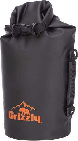 حقيبة جريزلي الجافة | نشمر الأعلى | مقاوم للماء | خفيف الوزن | للتخييم والتجديف وركوب القوارب والمشي لمسافات طويلة وصيد الأسماك in Kuwait