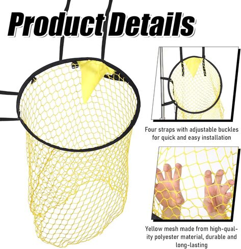 Soccer Training Net Corner, Top Bins Soccer Goal Target, Soccer Train Goal for Passing, Shooting, Accuracy Practice Equipment, Easy to Attach and Detach in Saudi Arabia