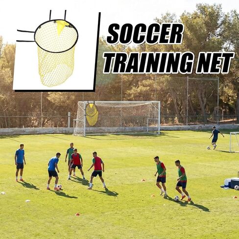 Soccer Training Net Corner, Top Bins Soccer Goal Target, Soccer Train Goal for Passing, Shooting, Accuracy Practice Equipment, Easy to Attach and Detach in Saudi Arabia