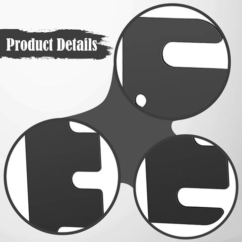 Qianly 10 قطعة مفصل الباب الحشوات مفصل الباب طقم تصليح مفصلات الأجهزة الفواصل جوانات للأثاث غرفة المنزل درج تركيب خزانة in Kuwait