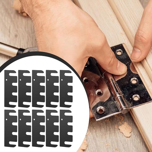 Qianly 10 قطعة مفصل الباب الحشوات مفصل الباب طقم تصليح مفصلات الأجهزة الفواصل جوانات للأثاث غرفة المنزل درج تركيب خزانة in Kuwait