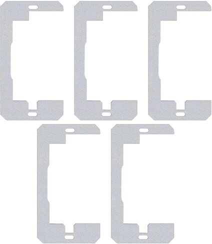 PANGBOER Ugrades حشوات المنافذ المعدنية الملحقات الكهربائية العامة للتسوية الدقيقة ومحاذاة لوحة الحائط بشكل سلس in Kuwait