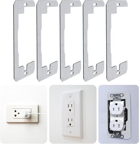 PANGBOER Ugrades حشوات المنافذ المعدنية الملحقات الكهربائية العامة للتسوية الدقيقة ومحاذاة لوحة الحائط بشكل سلس in Kuwait