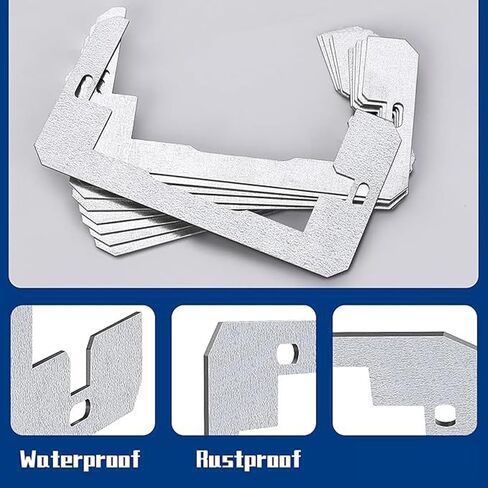 PANGBOER Ugrades حشوات المنافذ المعدنية الملحقات الكهربائية العامة للتسوية الدقيقة ومحاذاة لوحة الحائط بشكل سلس in Kuwait