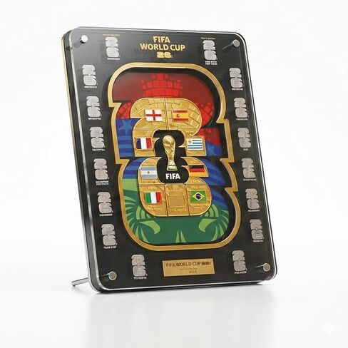 مجموعة دبابيس بطل كأس العالم 2026 المرخصة رسميًا - إصدار محدود من مجموعة المينا DIY (فقط 2026 عالميًا) - تذكارات متسلسلة مرقمة بشكل فردي in Kuwait