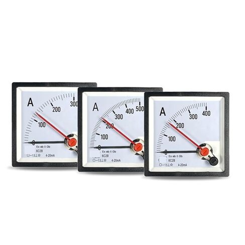 6C2B 4-20mA Input Two-pin Ammeter AC-DC 10A 20A 30A 50A CP80 BE80 1Pcs(DC 20A 4-20mA) in Saudi Arabia