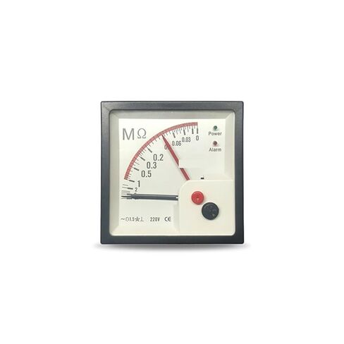 جهاز اختبار عزل التيار المتردد F72-BMΩ: مدخل 220 فولت 8Ω مؤشر مزدوج بزاوية واسعة أبعاد الأداة التناظرية 72 × 72 مم قطعة واحدة in Saudi Arabia