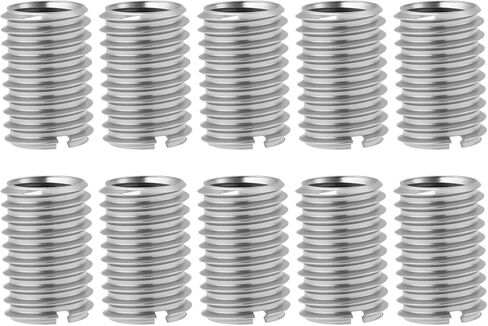 10Pcs M10x1.5 Male to M8x1.25 Female Insert Thread Adapters Sleeve Reducing Nut for Automotive Electronic Communications Computers in Saudi Arabia