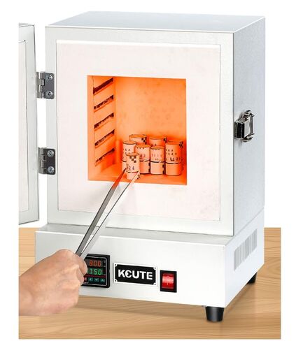 Laboratory Muffle Furnace, 2000W Muffle Furnace High Temperature Burnout Oven Integrated 1150℃ Integrated Intelligent Box Furnace for Jewelry/Plaster Processing in Kuwait