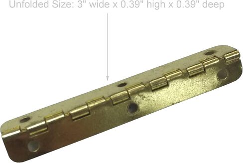 FixtureDisplays® 2PK 90 درجة مفصل إيقاف خشبي علبة هدية صندوق مجوهرات مفصلات توقف مطلية بالنحاس 18230-2PK-NPF in Saudi Arabia