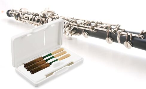 Toddmomy Oboe Reed Case 6 فتحات حاوية القصب البلاستيكية المحمولة صندوق تخزين أبيض لمشغلات آلات الرياح in Kuwait