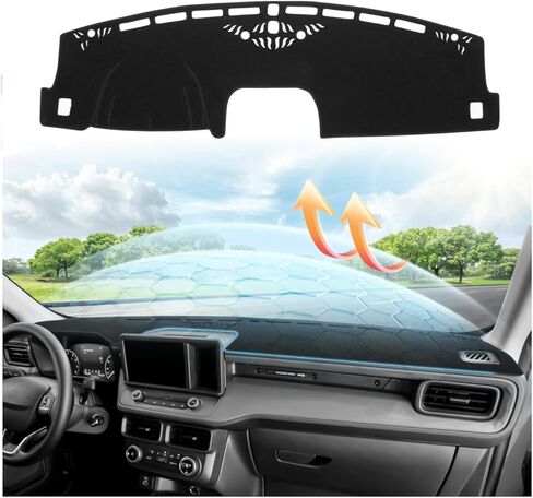 Cartist Dashboard Cover Compatibel with Hyundai Tucson 2022 2023 2024 Accessories Dash Cover Nonslip Dash Board Mat Non-Slip (with Speaker) in Kuwait