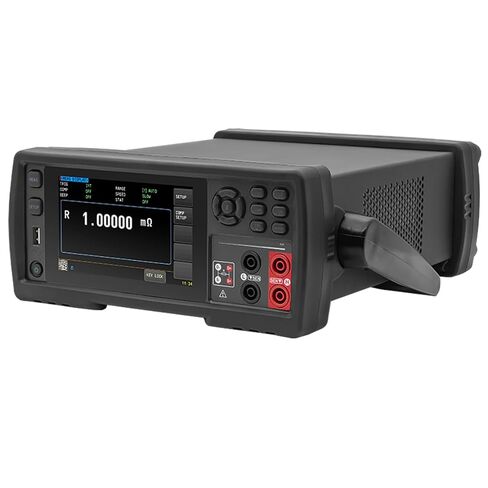 High Precision Micro Ohm Meter Ultra-Low DC Resistance Tester with Measurement Range 0.00001mΩ~300.000Ω Accuracy 0.02% 10A Maximum Current 300000 Numbers Max Display in Saudi Arabia