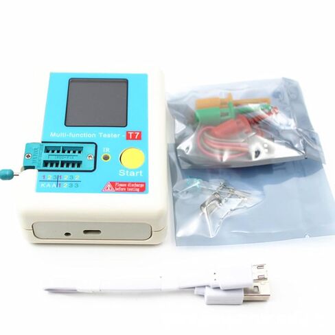SEWACC Professional Inductance Capacitance Resistance Meter with Multicolor Screen One-Button Auto Detection Semiconductor Tester for NPN PNP MOSFET Diode Triode JFET and Battery in Saudi Arabia