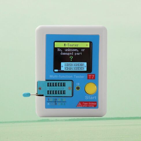 SEWACC Professional Inductance Capacitance Resistance Meter with Multicolor Screen One-Button Auto Detection Semiconductor Tester for NPN PNP MOSFET Diode Triode JFET and Battery in Saudi Arabia