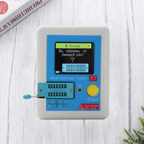 SEWACC Professional Inductance Capacitance Resistance Meter with Multicolor Screen One-Button Auto Detection Semiconductor Tester for NPN PNP MOSFET Diode Triode JFET and Battery in Saudi Arabia