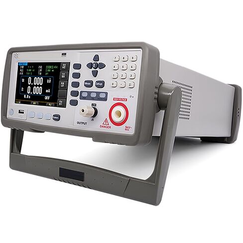 Digital AC DC Hipot Tester AC/DC Withstanding Voltage with AC 5.000kV/10mA DC 6kV/5mA RS232 Communication Resolution 1V USB Interface Fast Testing Time 0.2s-999.9s in Saudi Arabia