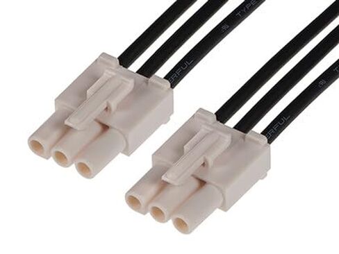 موليكس/والدوم، 216290-1031، مجموعة الكابلات طاقة التيار المتردد 0.15 متر من سلك إلى لوحة إلى سلك إلى لوحة 3 إلى 3 POS F-FCrimp-Crimp 14AWG (33 قطعة/عناصر) in Kuwait