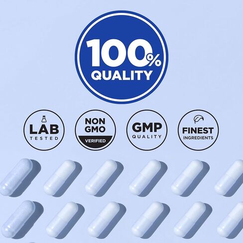Raw Flora Probiotics with Prebiotics | 50 Billion CFU | 33 Daily Digestive Capsules | Vegan, Non-GMO & Gluten Free Supplement for Women and Men in Saudi Arabia